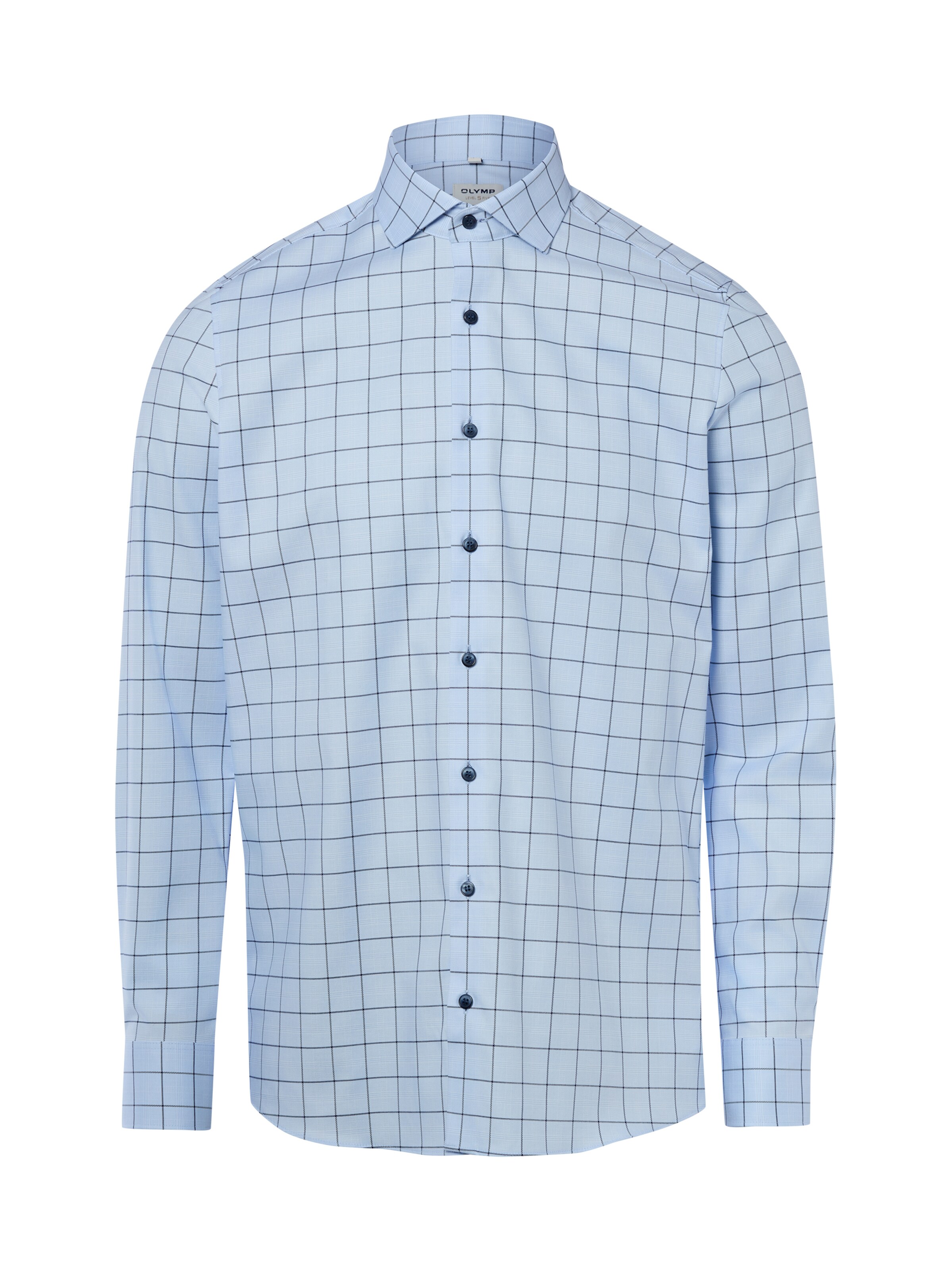 OLYMP Slim Fit Businesshemd in Blau: Vorderseite
