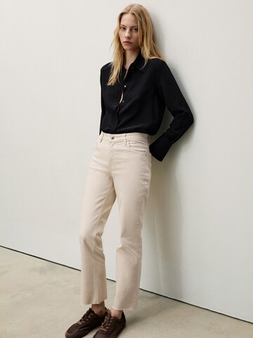 MANGO Slimfit Jeans 'SIENNA' i beige