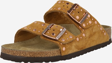 ruda BIRKENSTOCK Šlepetės 'Arizona Rivet': priekis