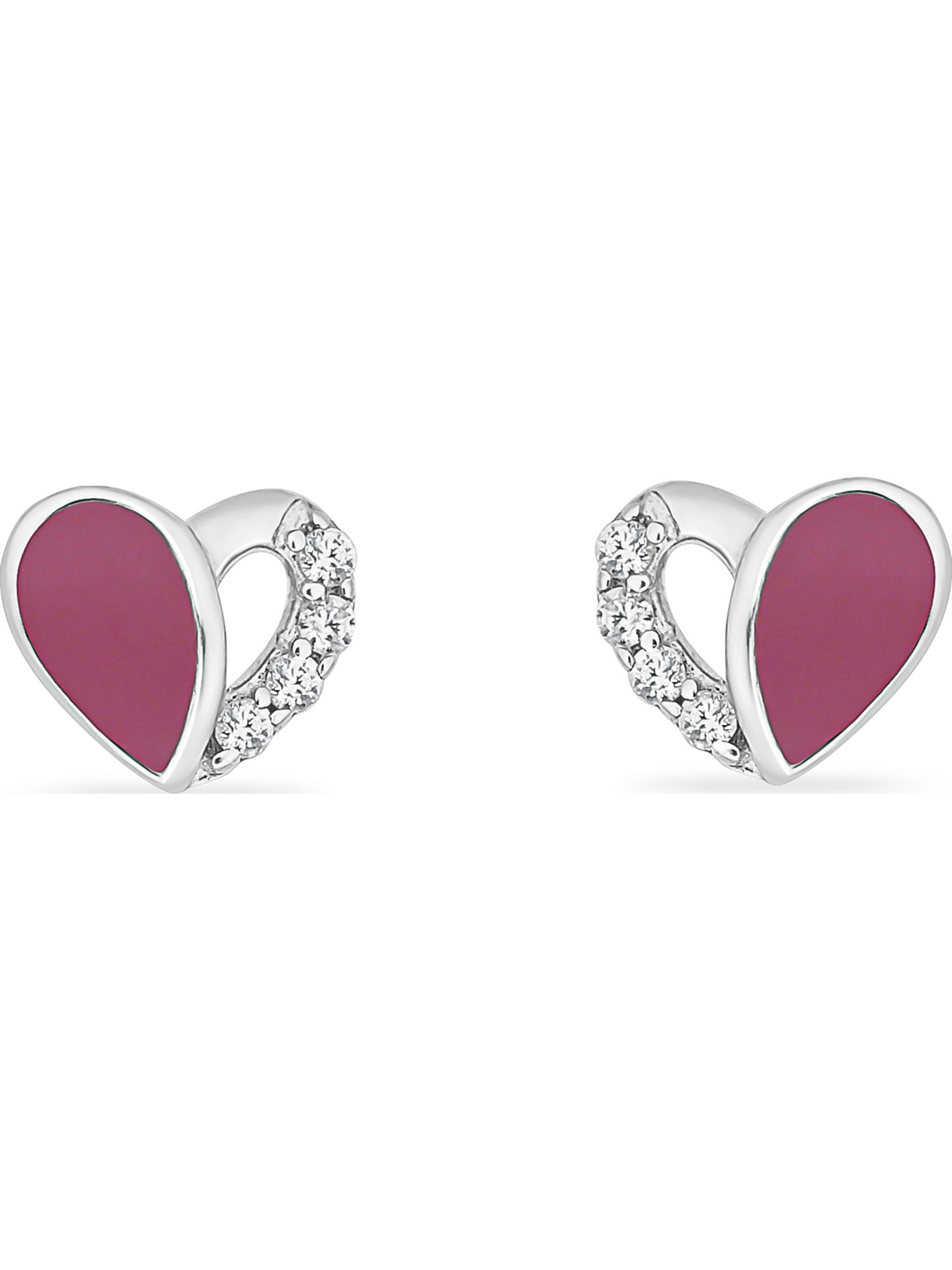 FAVS Ohrringe in Pink: Vorderseite