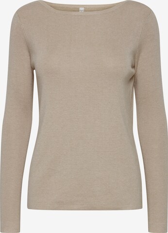 PULZ Jeans Pullover 'SARA' in Beige: predná strana