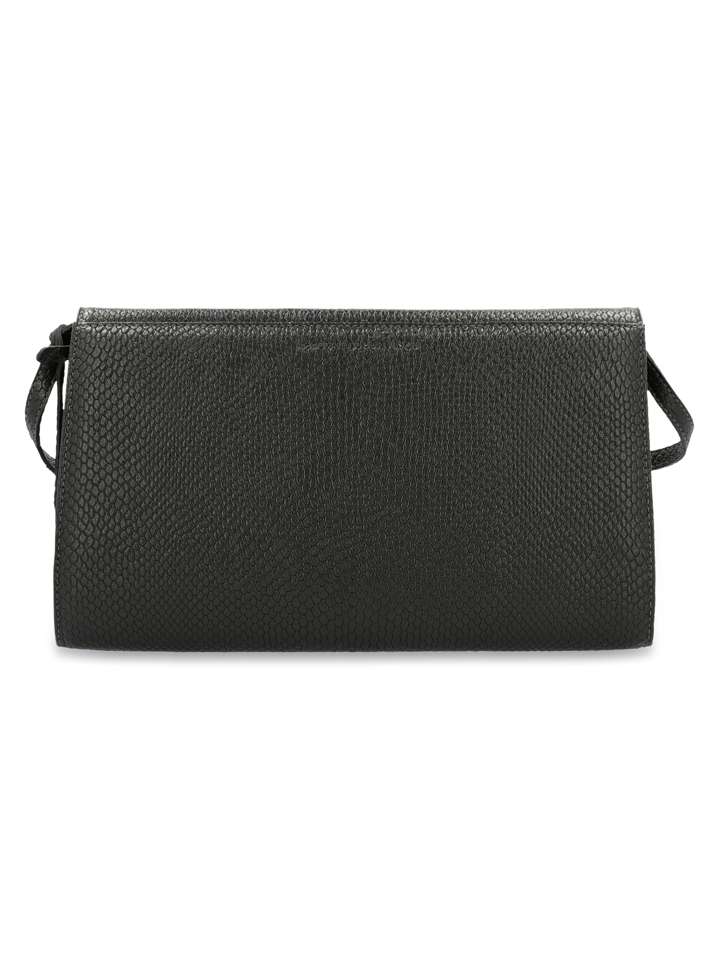 Picard Clutch 'Auguri' in Schwarz