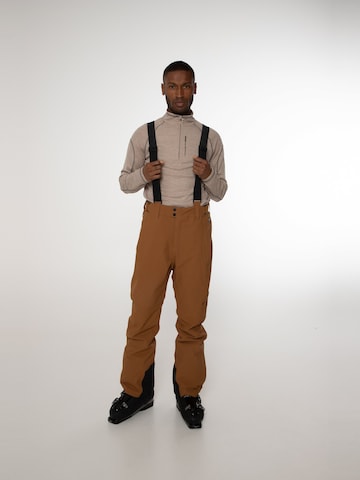 PROTEST Regular Workout Pants 'OWENY' in Brown