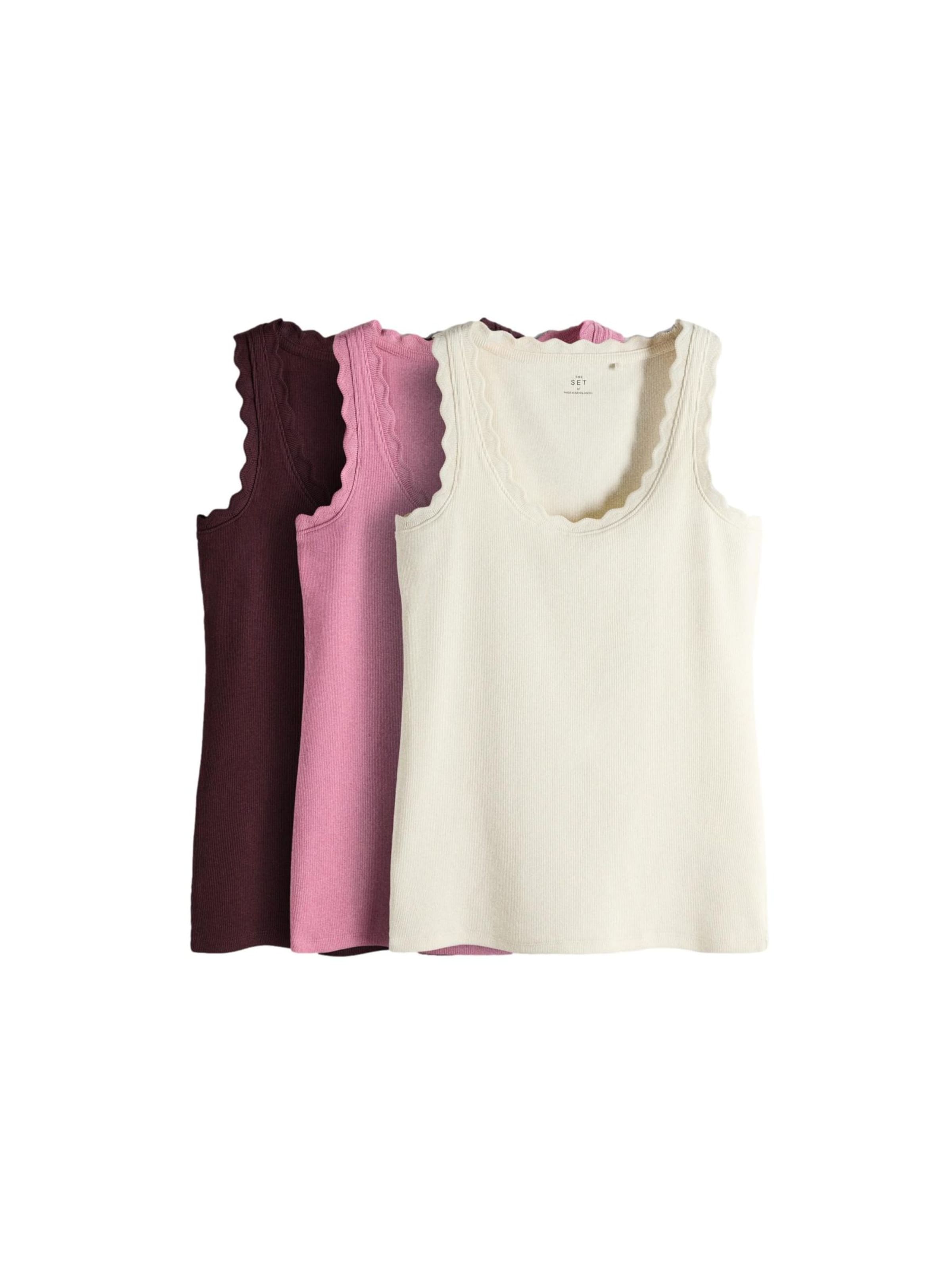 The Set Top in Beige: Vorderseite
