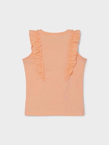 NAME IT - Blusa 'HELLA' em laranja