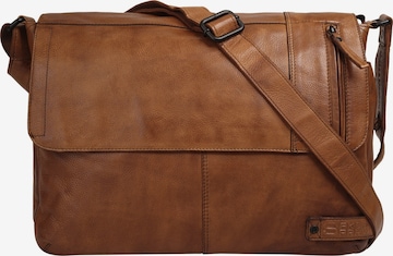 Spikes & Sparrow Messenger in Brown: front