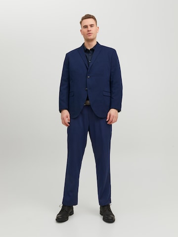 Coupe slim Costume 'Franco' Jack & Jones Plus en bleu : devant