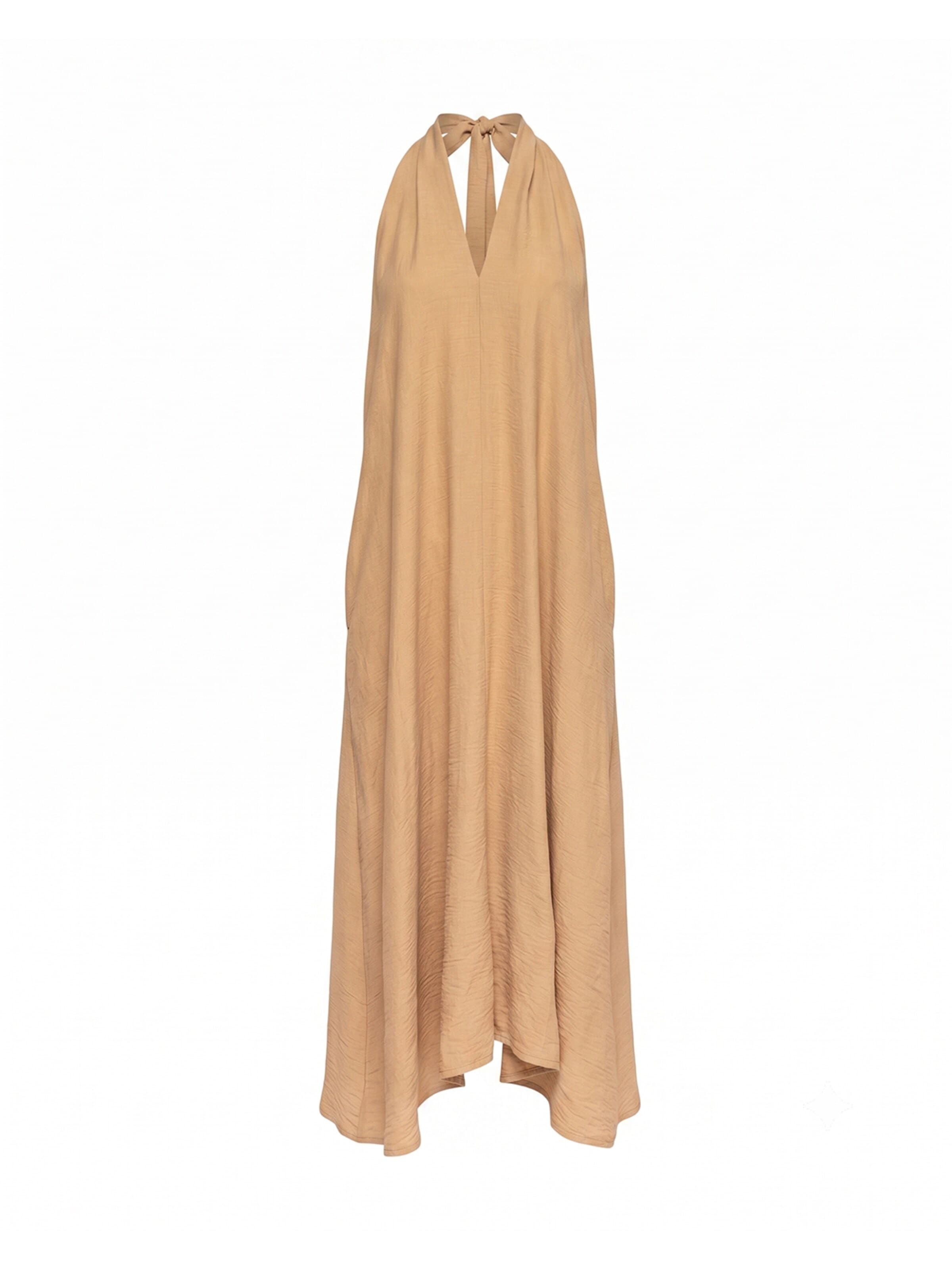 Tantra Dress in Beige: front