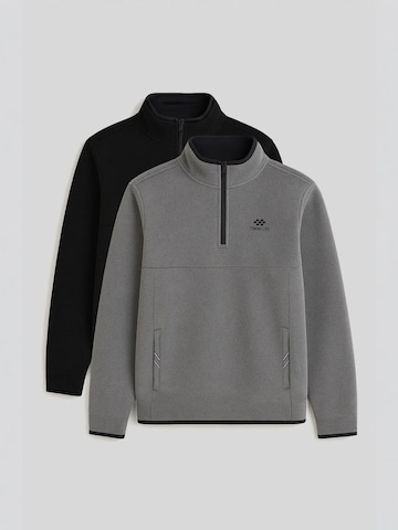 Giacca di pile di Tommy Life in grigio: frontale