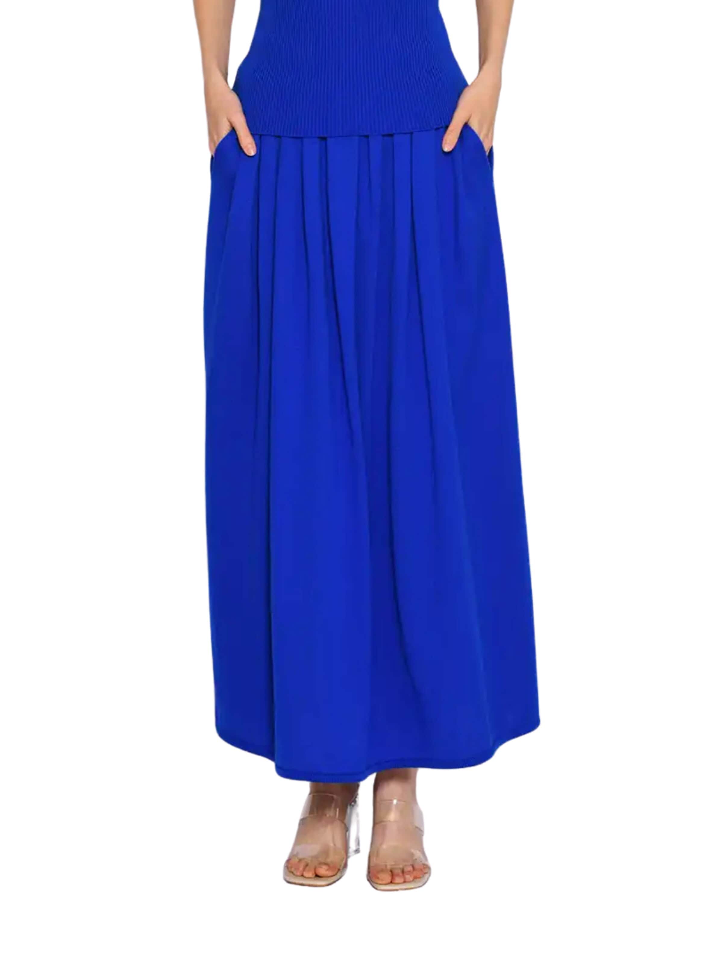 Süel knitwear - Falda 'Hanna' en azul