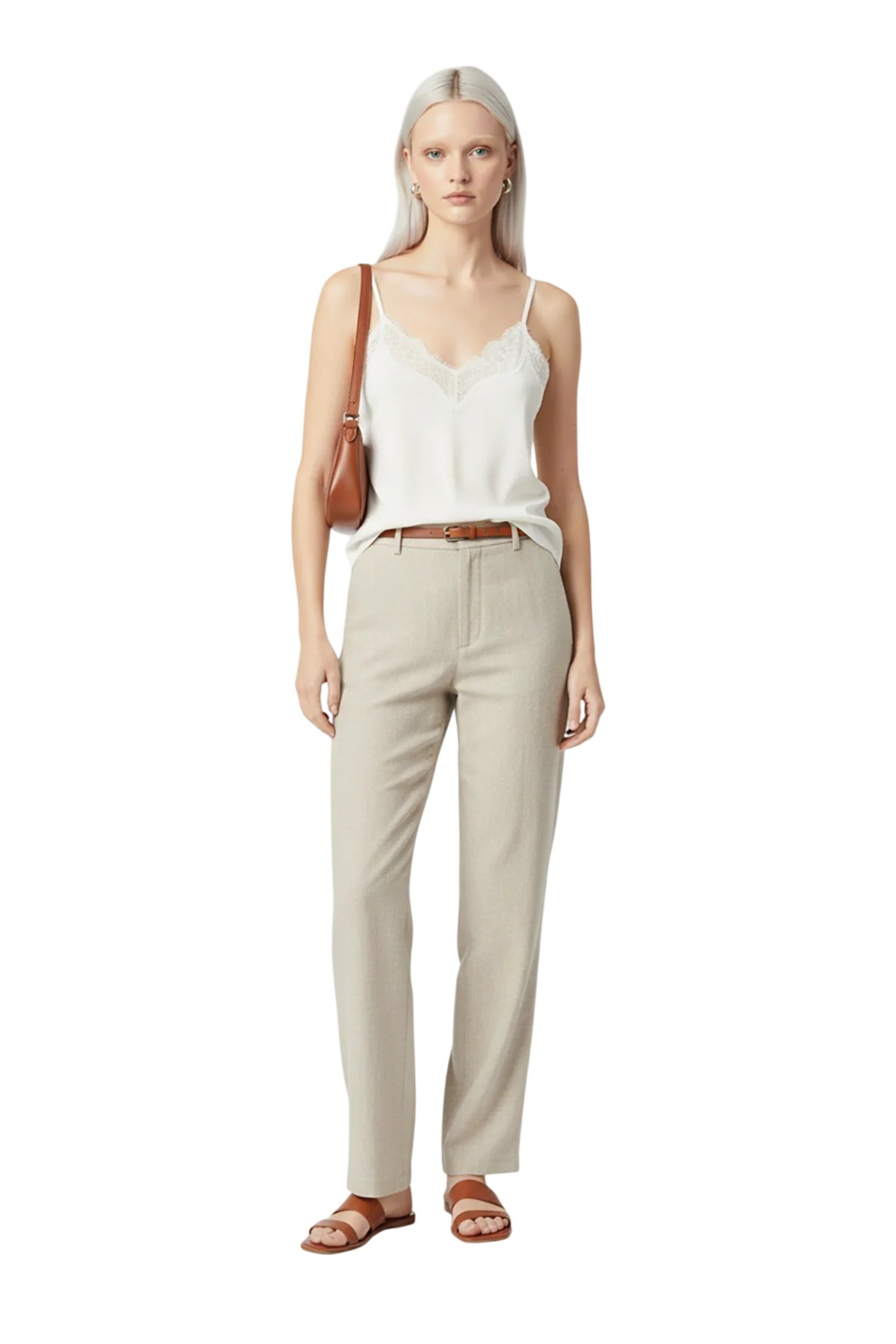 Alexa Dash Top in Beige