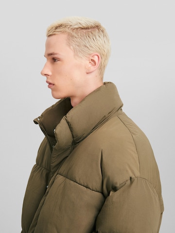 Bershka Between-Season Jacket in Green