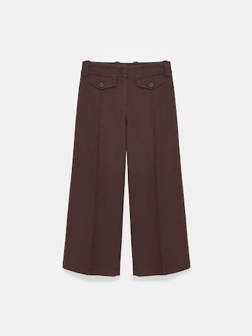Wide leg Pantaloni di Dilvin in marrone