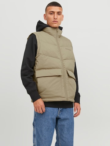 Gilet 'Vesterbro' JACK & JONES en beige : devant