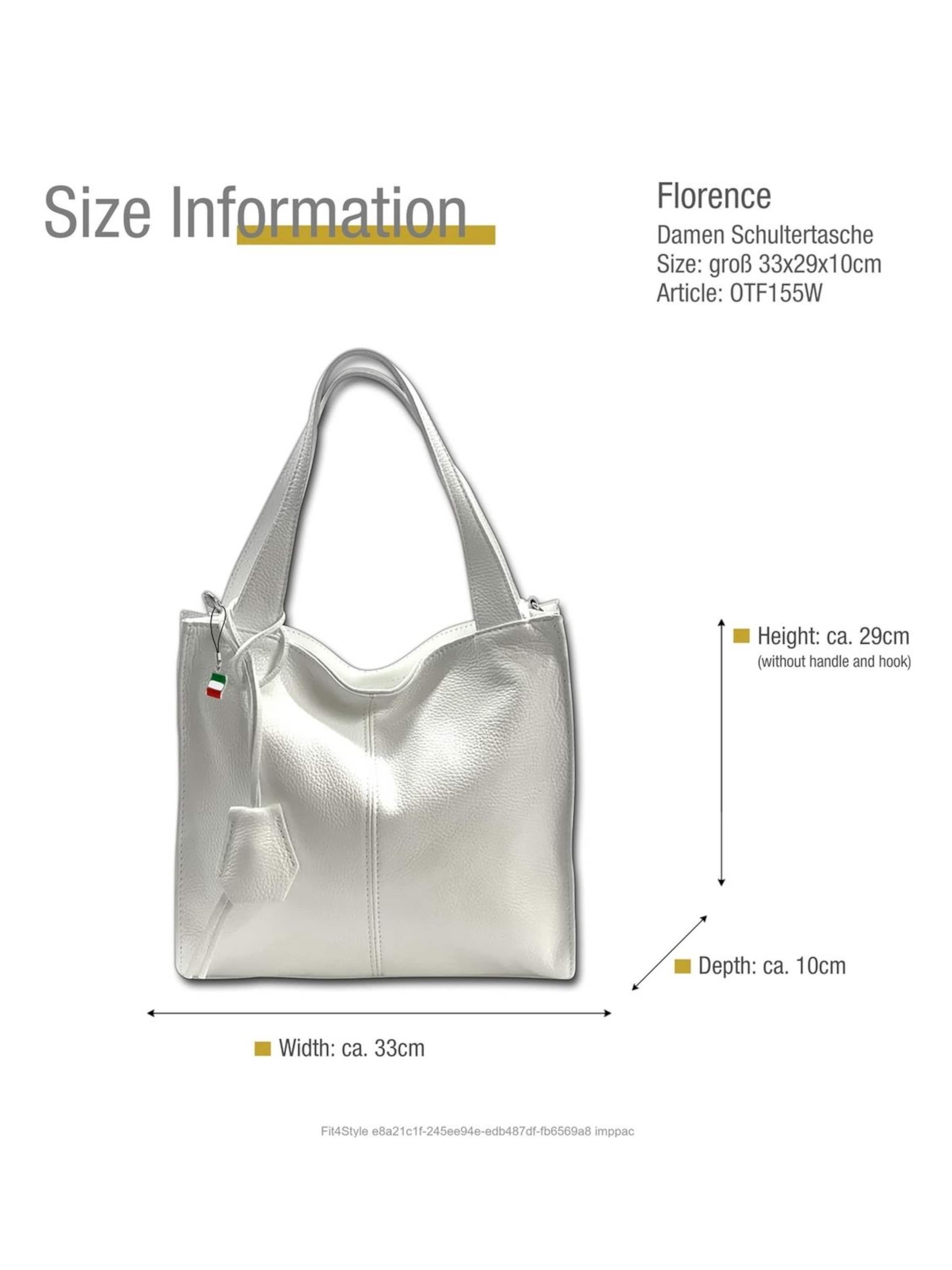 Florence - Bolso de hombro en blanco