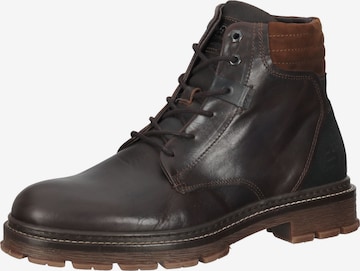 BULLBOXER Lace-Up Boots in Brown: front