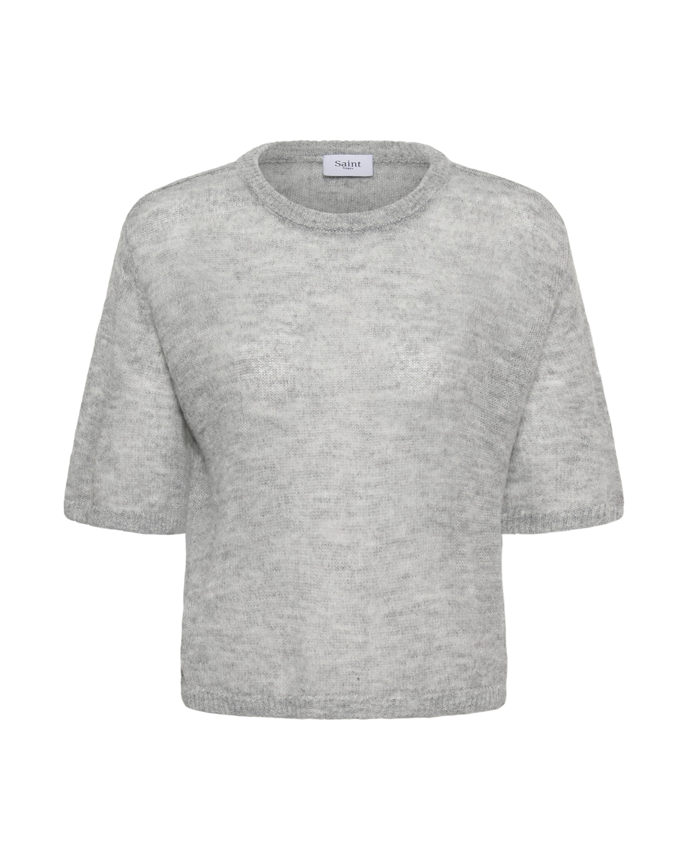SAINT TROPEZ Pullover 'SabbaraSZ' in Grau: Vorderseite