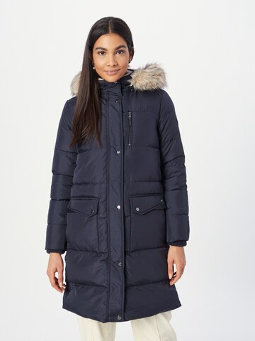 Lauren Ralph Lauren Wintermantel in Blauw: voorkant