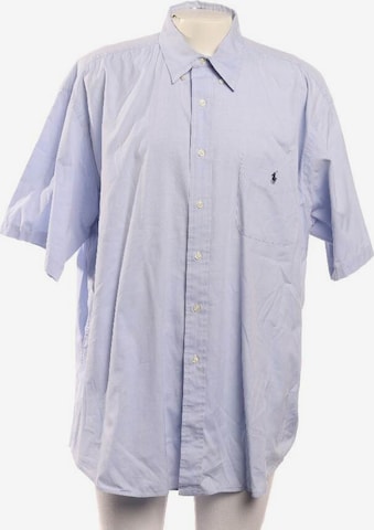 Polo Ralph Lauren Freizeithemd / Shirt / Polohemd langarm XXL in Blau: predná strana