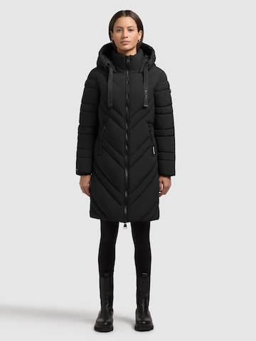 khujo Wintermantel 'Taby' in Zwart