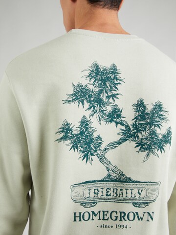 Iriedaily Sweatshirt 'Bonsigh' i grön