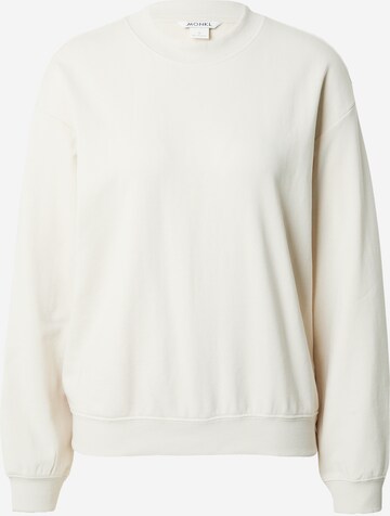 Monki Sweatshirt in Wit: voorkant