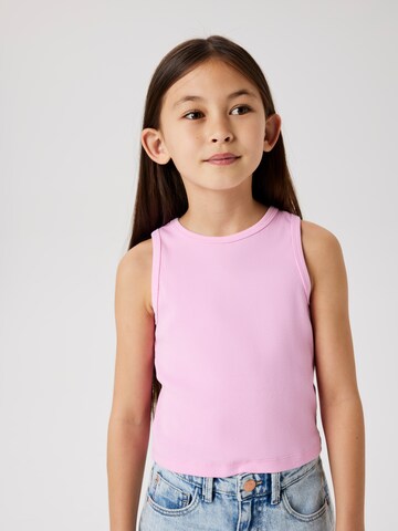 NAME IT Top 'NKFNAKAL' in Pink: front