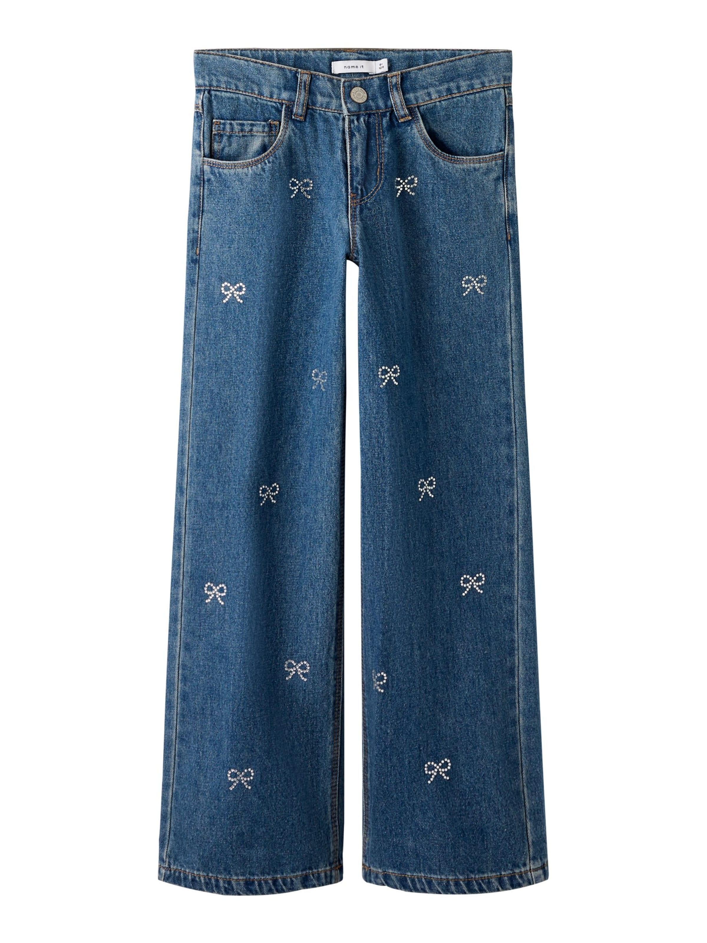 Wide Leg Jean NAME IT en bleu : devant