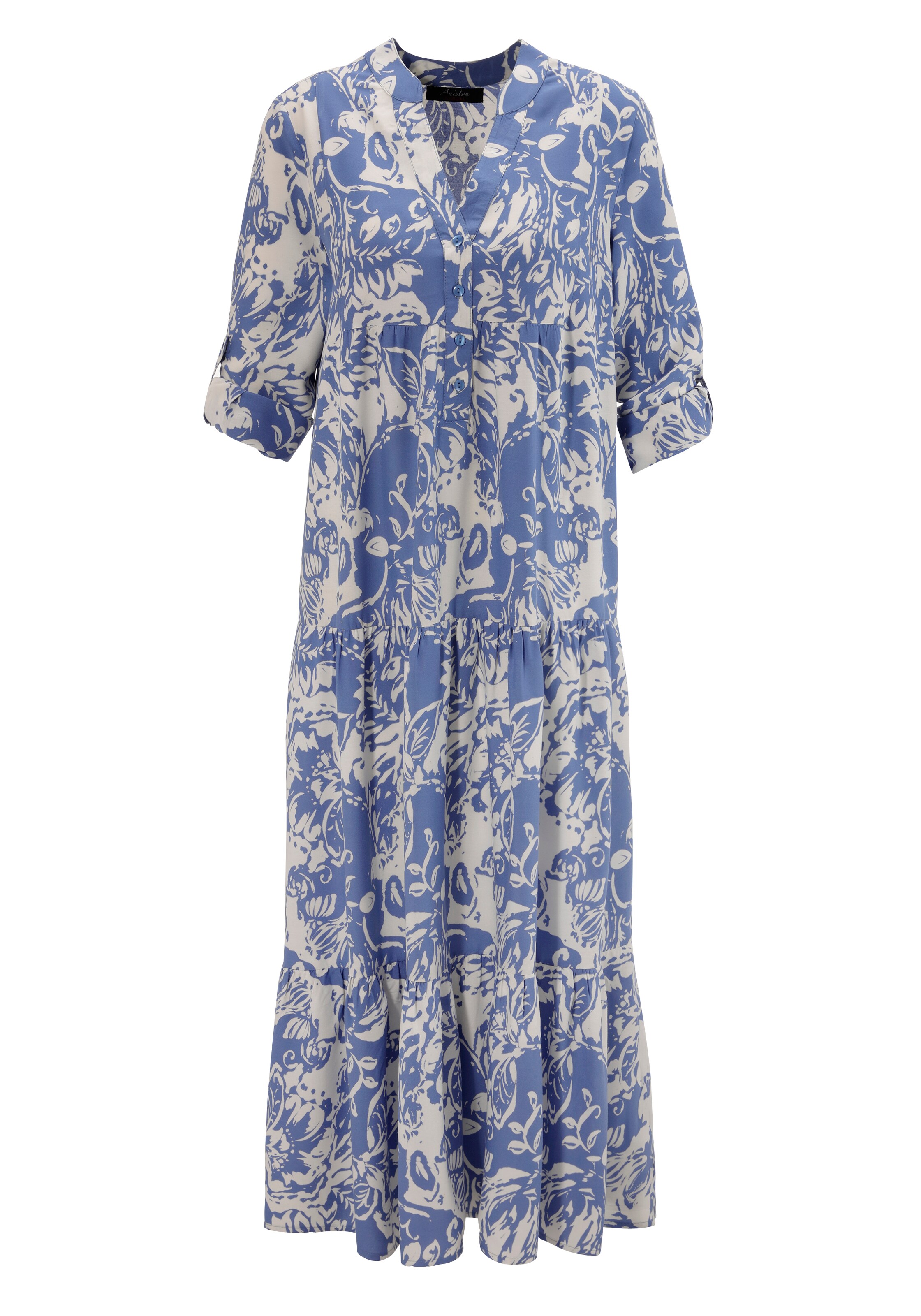 Aniston CASUAL Shirt Dress in Blue: front