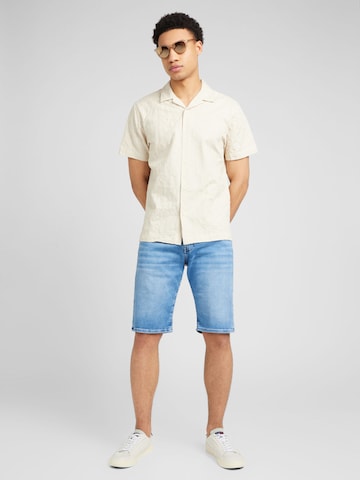 TOPMAN Regular fit Overhemd in Beige