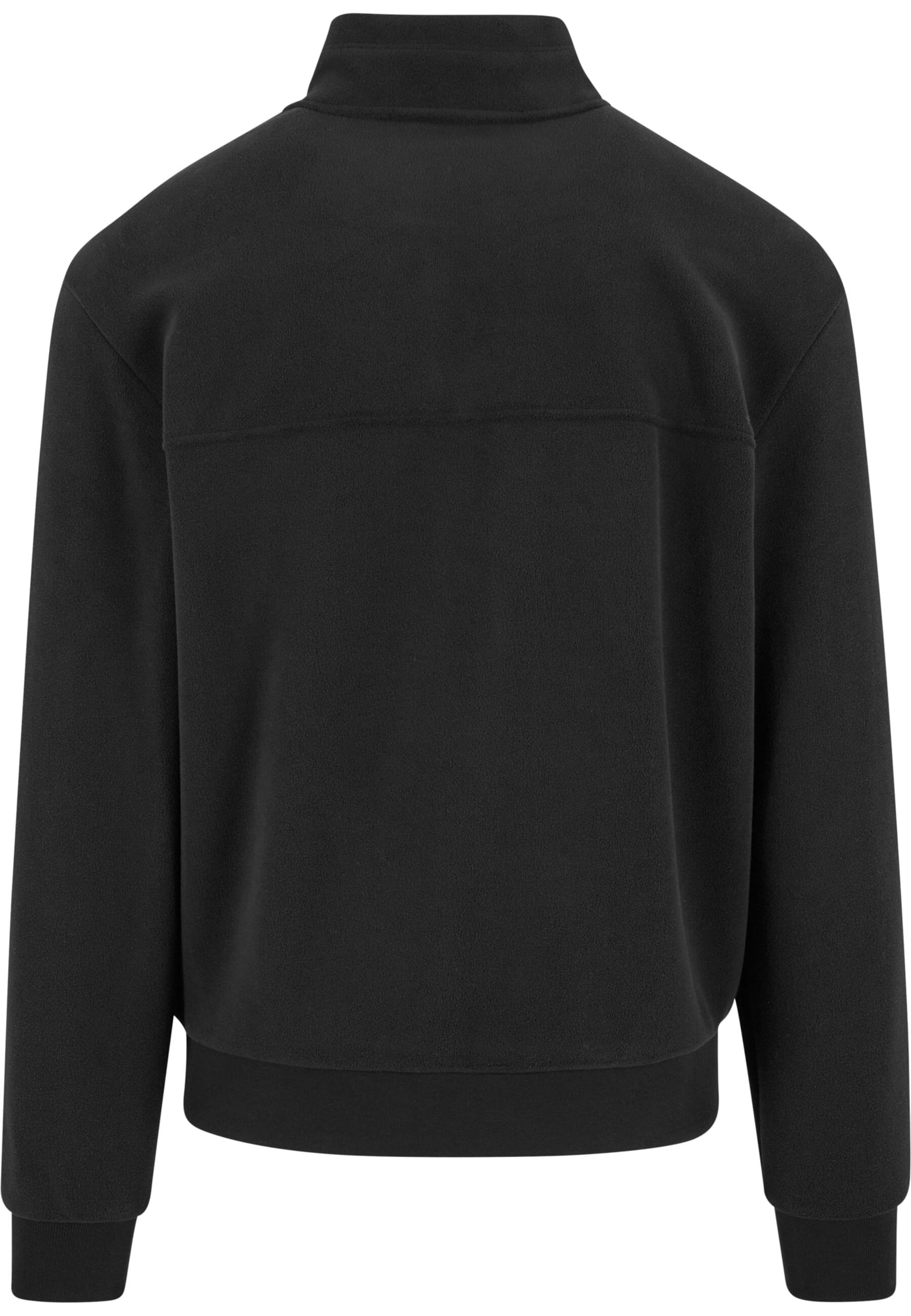 Urban Classics Fleece jacket in Black