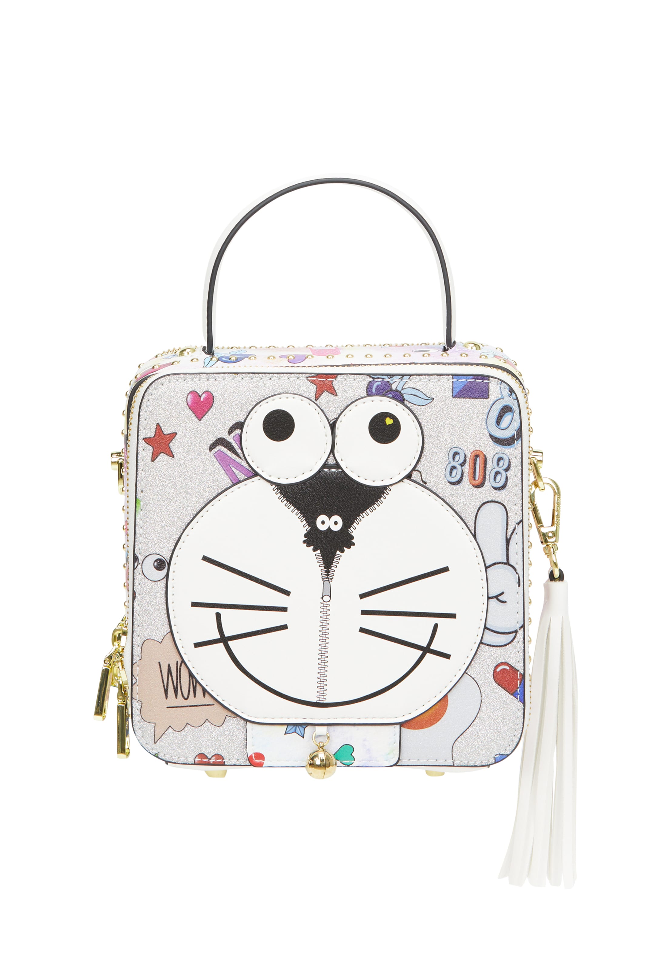 sudrabs MYMO Rokassomiņa 'Pop Eyetheme': no priekšpuses