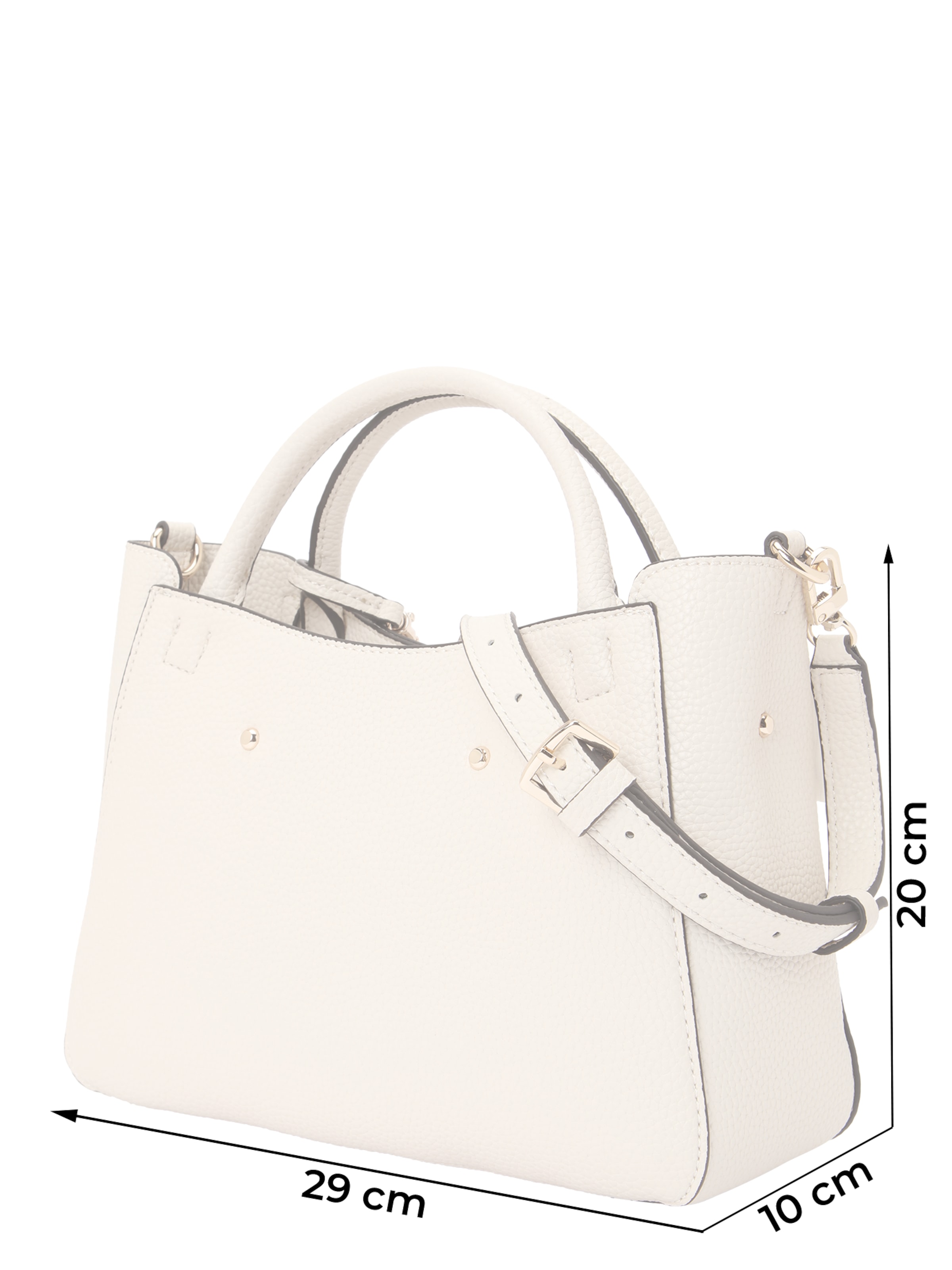 GUESS Handtasche 'BRENTON SML GIRLFRIEND SATCHEL' in Beige