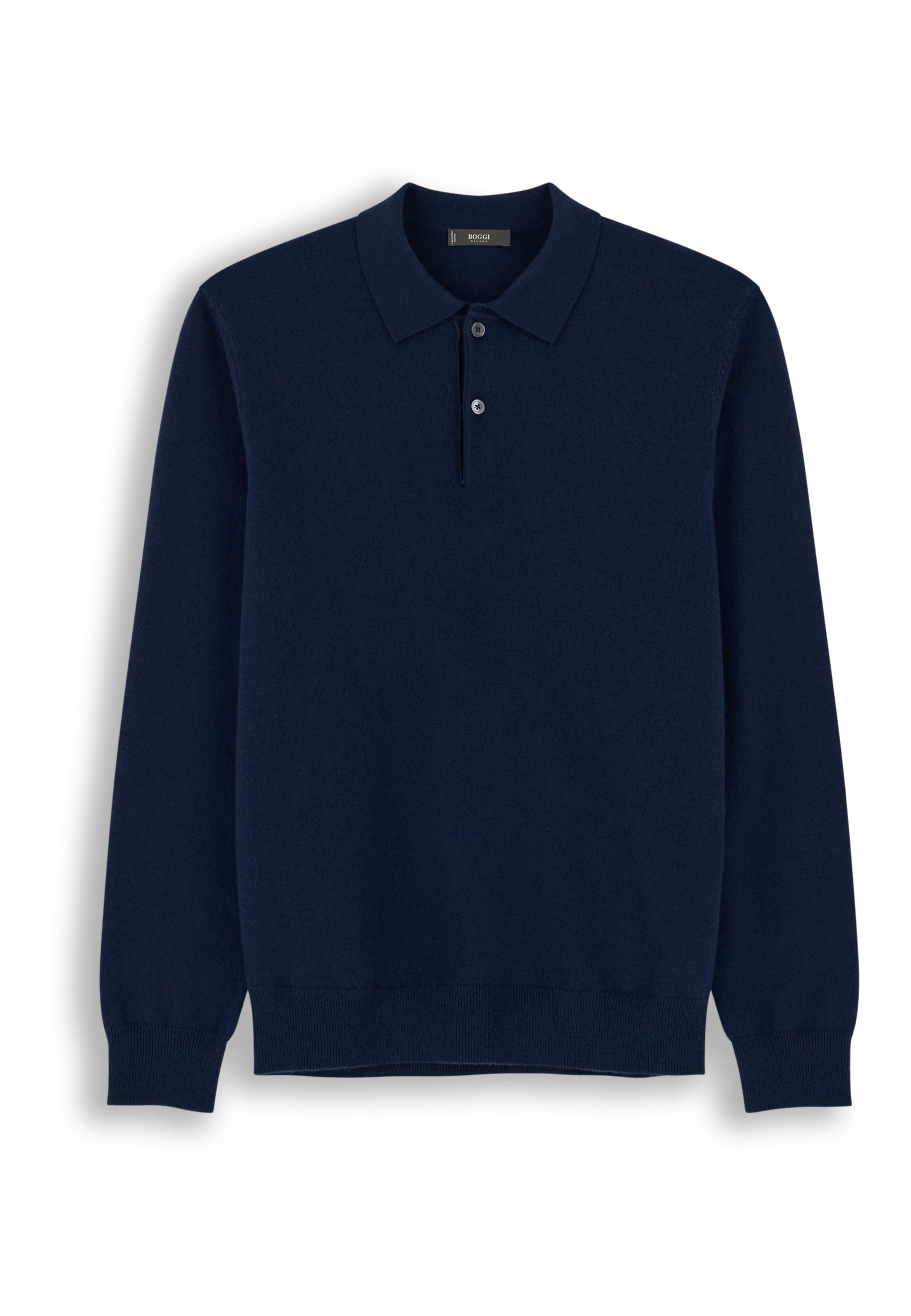Sweat-shirt Boggi Milano en bleu : devant