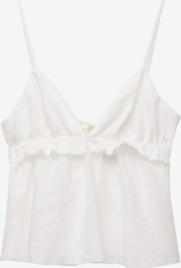 Pull&Bear Toppi värissä valkoinen, Tuotenäkymä