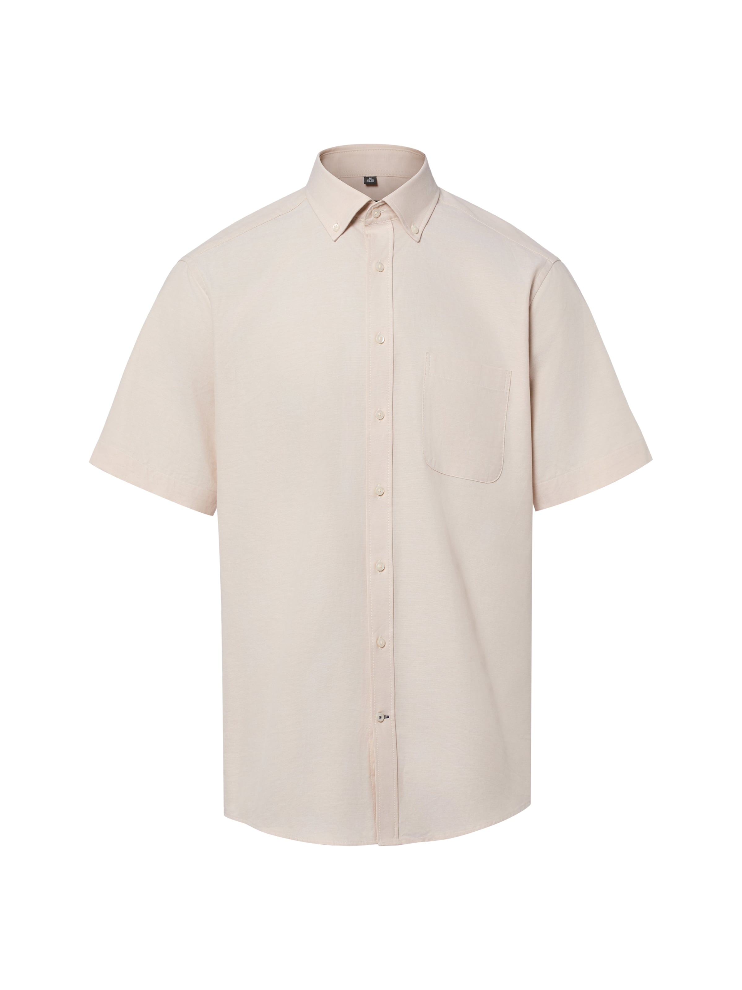 Nils Sundström Overhemd in Beige: voorkant