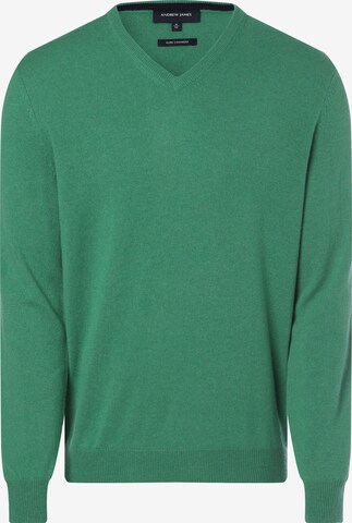 Andrew James Sweater in Green: front