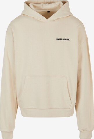 9N1M SENSE Sweatshirt 'Essential' in Beige: predná strana