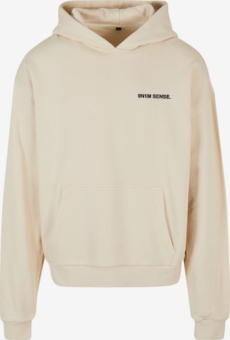 9N1M SENSE Sweatshirt 'Essential' in Beige: predná strana