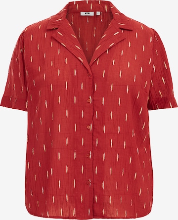 WE Fashion Blouse in Red: front