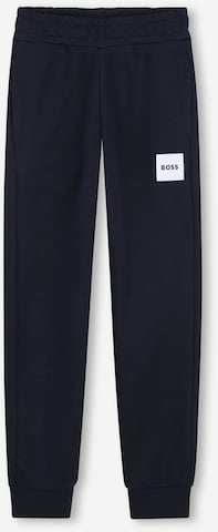 BOSS Tapered Housut värissä sininen: etupuoli