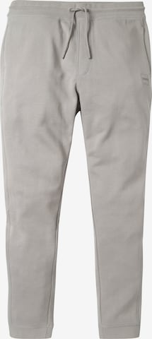 BOSS Orange Tapered Pants in Grey: front