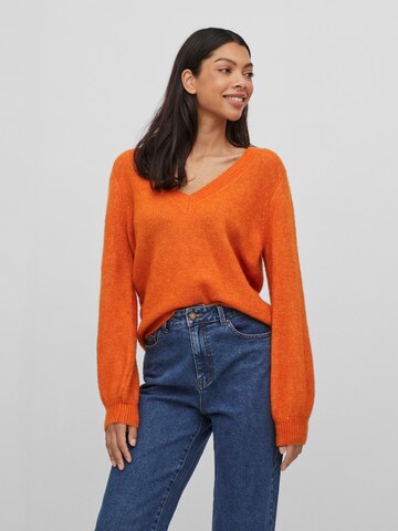 VILA Sweater 'Jamina' in Orange: front