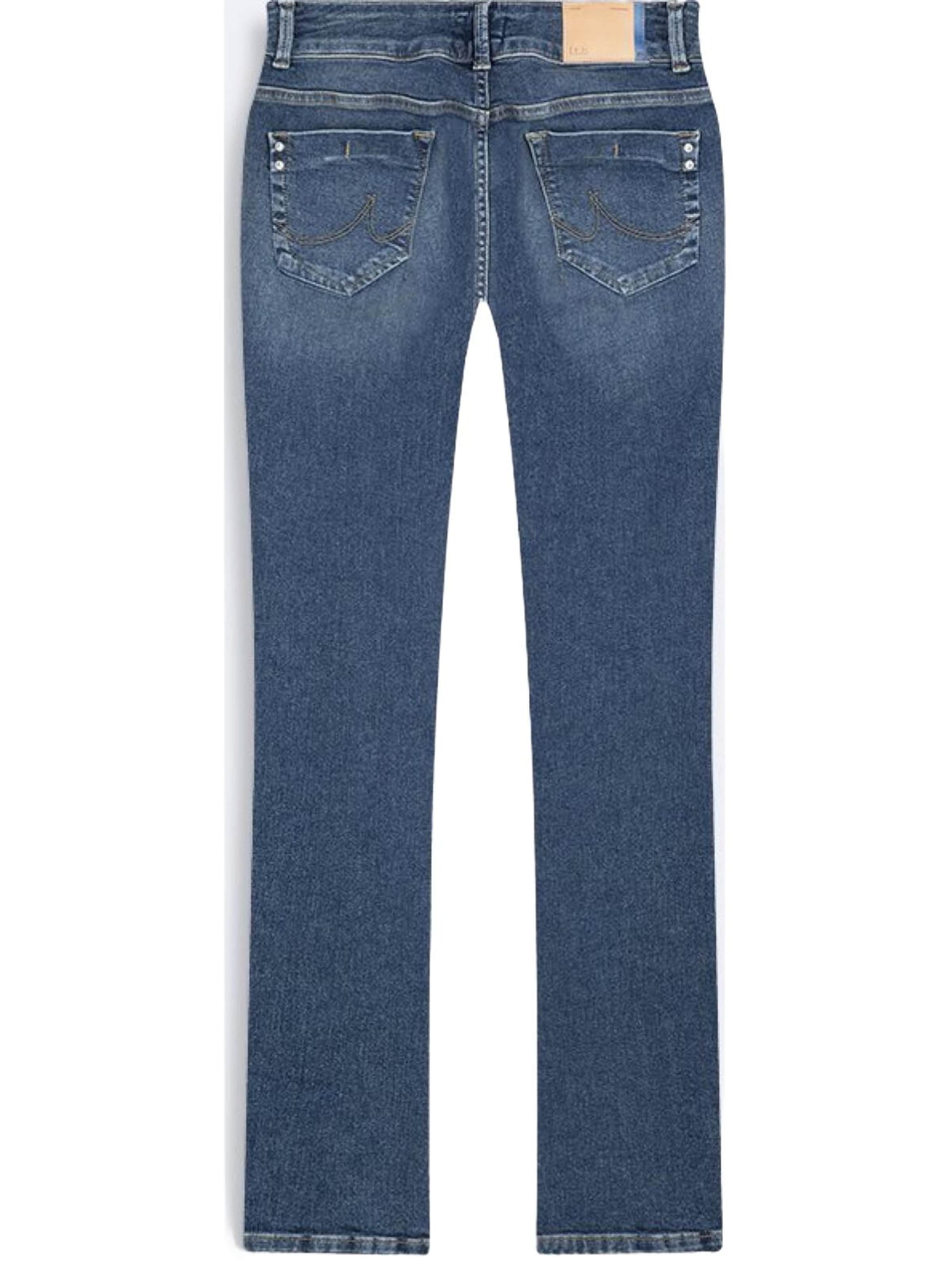 LTB Jeans - Skinny Vaquero 'LTB Jeans Molly 200 Skinny Leg Mid Waist Jeanshose' en azul