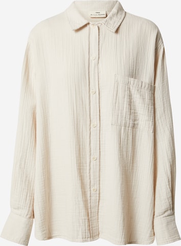 A LOT LESS Bluse 'NANA' in Beige: Vorderseite