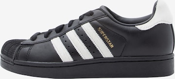 Baskets basses 'Superstar II' ADIDAS ORIGINALS en noir : devant