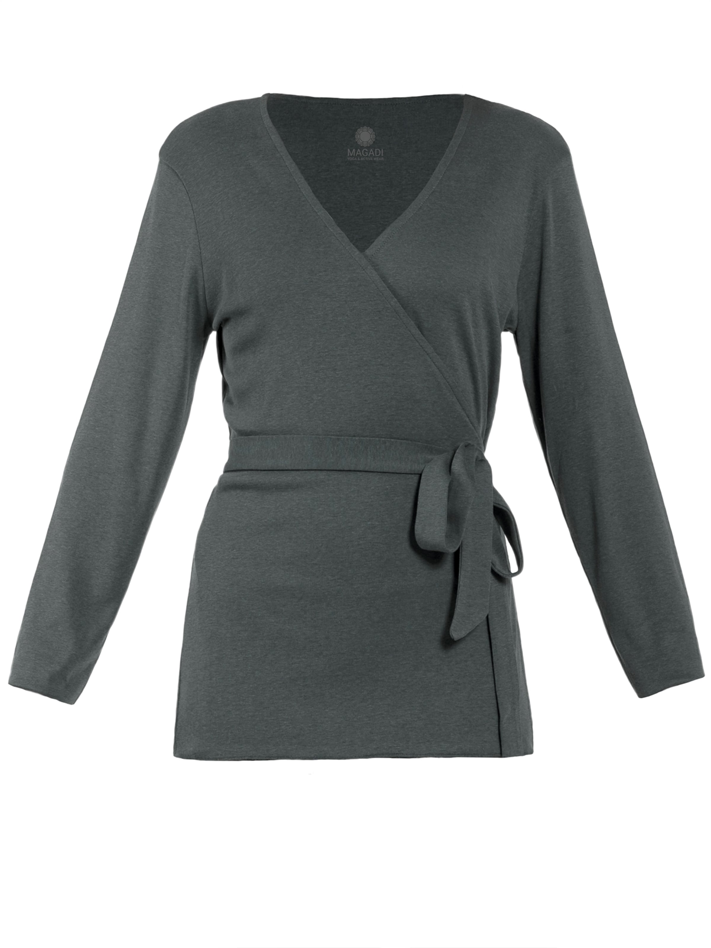 Magadi Sweatjacke 'Zoe'‌‌‌‌‌‌‌‌ in Grün: Vorderseite