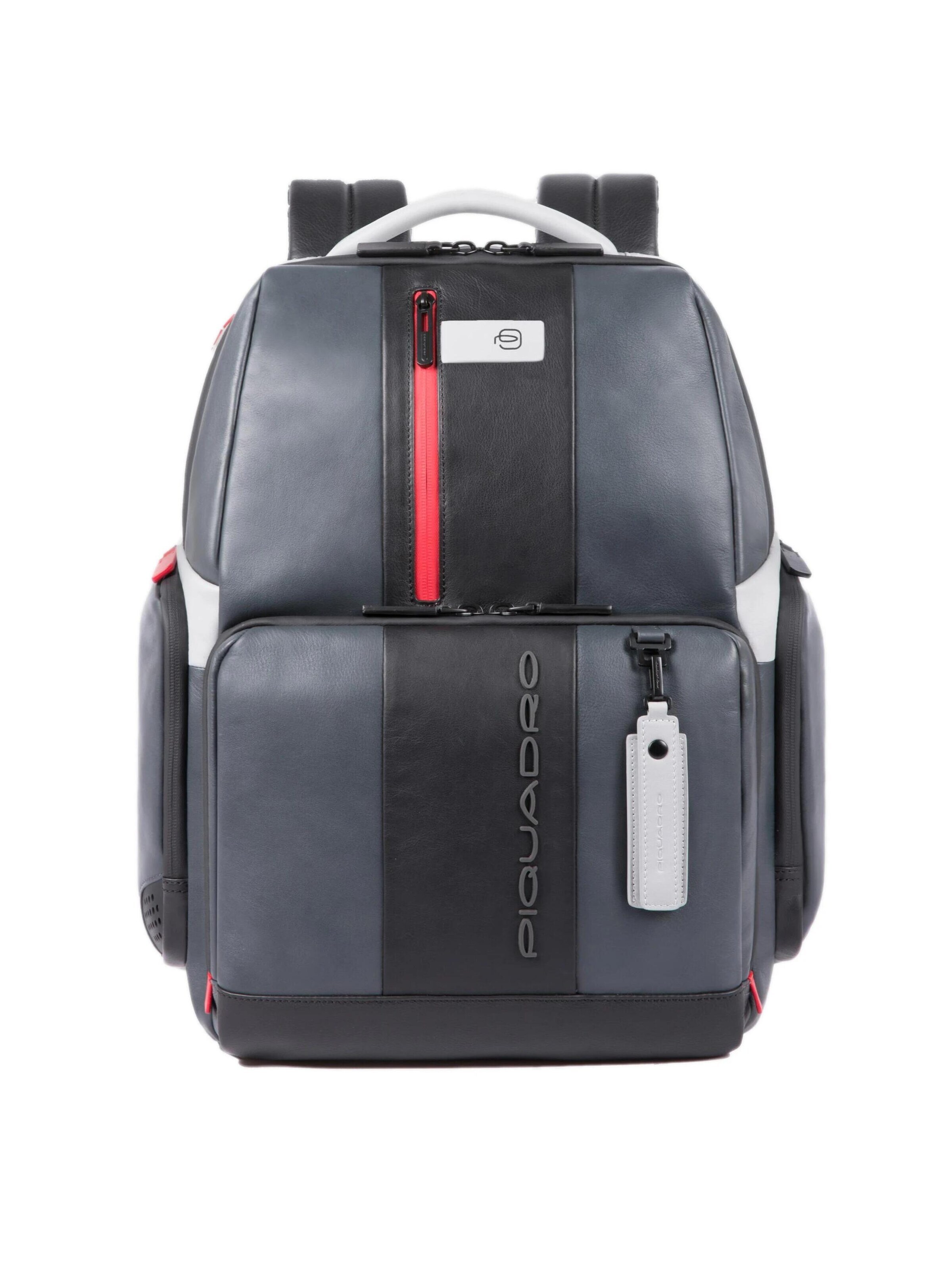 Sac à dos Piquadro en gris : devant
