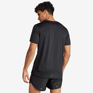 ADIDAS PERFORMANCE Функционална тениска 'RUN IT' в черно