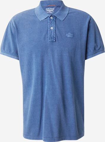 BLEND Poloshirt in Blau: predná strana